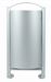 Poubelle exterieure Rossignol Arkéa 60 L gris metal