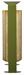 Poubelle bois exterieure Rossignol 60L vert olive