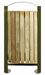 Poubelle bois exterieure Rossignol 60L vert olive