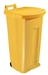 Poubelle tri sélectif cuisine 90 L jaune