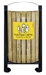 Poubelle de tri Rossignol bois 2 flux plastique métal
