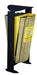 Poubelle de tri Rossignol bois 2 flux plastique métal