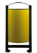Poubelle de tri rossignol 2 flux gris et jaune