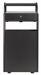 Cendrier exterieur corbeille 12 L / 60 L sur pied noir