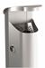 Cendrier exterieur sur pied Rossignol 2,5L gris metal