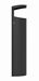 Cendrier exterieur mural Rossignol 9L noir