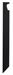 Cendrier exterieur Rossignol mural 3L noir