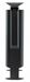 Cendrier corbeille Rossignol Arkéa 3L / 60 L noir
