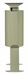 Poubelle cendrier pied exterieure 40 L Rossignol gris ciment