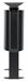 Poubelle cendrier pied exterieure 40 L Rossignol gris manganese