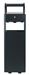 Cendrier extérieur poubelle 6L/30 L Rossignol noir