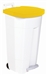 Poubelle tri cuisine 90 L couvercle jaune