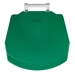 Poubelle tri cuisine 90 L couvercle vert