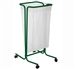 Support sac poubelle 110 litres sur roulettes vert