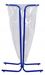 Support sac poubelle 110 litres sur pieds bleu