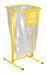 Support sac poubelle 110 litres sur pieds jaune 