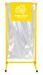 Support sac poubelle 110 litres sur pieds jaune 