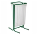 Support sac poubelle 110 litres sur pieds vert