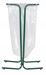 Support sac poubelle 110 litres sur pieds vert