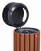 Poubelle extérieur aluminium 80L