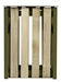 Poubelle exterieure bois Rossignol 50L vert olive