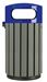 Poubelle exterieur 40 L bleu