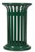 Poubelle exterieure tulipe vert 60 L Rossignol