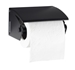 Distributeur papier toilette rouleaux acier noir manga