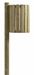 Poubelle bois exterieur Rossignol 20 L ronde murale