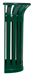 Poubelle tulipe Rossignol murale verte 35 L