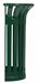 Poubelle tulipe Rossignol murale verte 35 L