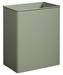 Poubelle extérieure murale pivotante Rossignol gris ciment