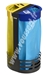 Support sac tri sélectif extérieur jaune bleu Rossignol