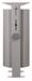 Poubelle borne canine Rossignol 100L gris alu