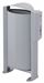 Poubelle borne canine Rossignol 60L gris alu