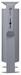 Poubelle borne canine Rossignol 60L gris alu