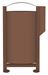 Poubelle borne canine Rossignol 60L corten