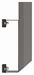 Distributeur hygiène canine pour poteau gris metal Rossignol