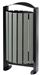 Poubelle exterieur imitation bois Rossignol 60L