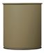 Corbeille papier 15L gris olive Rossignol