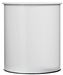 Corbeille papier 8L blanc rossignol