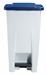 Poubelle de cuisine Rossignol 60 litres HACCP couvercle bleu
