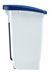 Poubelle de cuisine Rossignol 60 litres HACCP couvercle bleu