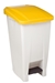 Poubelle tri selectif cuisine couvercle jaune 60 L Haccp