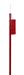 Borne de proprete canine Rossignol rouge