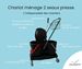 Chariot de menage 2x15 L presse