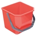 Seau chariot menage 15 litres rouge