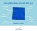 Chiffon microfibre bleu 40x40 300 grs