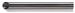 Racleur biseautée acier inox D 38 mm longueur 305 mm