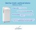 Seche main air pulse vertical blanc